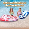 image:imageJOYIN 2 Pack Inflatable Body Boards for Water Slides Swimming Pool Floating Learn to Swim Summer Water Fun Toy for KidsRed  Blue