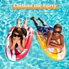 image:imageJOYIN 2 Pack Inflatable Body Boards for Water Slides Swimming Pool Floating Learn to Swim Summer Water Fun Toy for KidsRed Yellow