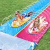 image:imageJOYIN 2 Pack Inflatable Body Boards for Water Slides Swimming Pool Floating Learn to Swim Summer Water Fun Toy for KidsRed Yellow