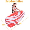 image:imageJOYIN 2 Pack Inflatable Body Boards for Water Slides Swimming Pool Floating Learn to Swim Summer Water Fun Toy for KidsRed Yellow