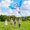 image:imageJOYIN 433 Unicorn Kite Easy to Fly for Kids and Adults Large Beach Kite for Outdoor Games and ActivitiesBlue