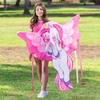 image:imageJOYIN 433 Unicorn Kite Easy to Fly for Kids and Adults Large Beach Kite for Outdoor Games and ActivitiesPink