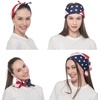 image:imageJOYIN 6 Pcs 4th of July Patriotic Bandanas American Flag Bandanas Headbands for Men amp Women 4th of July Bandana for Party Favors Independence Day Memorial Day Party Accessories
