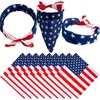 image:imageJOYIN 6 Pcs 4th of July Patriotic Bandanas American Flag Bandanas Headbands for Men amp Women 4th of July Bandana for Party Favors Independence Day Memorial Day Party Accessories