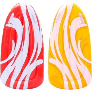 image:imageJOYIN 2 Pack Inflatable Body Boards for Water Slides Swimming Pool Floating Learn to Swim Summer Water Fun Toy for KidsRed Yellow