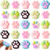 image:imageJOYIN 24 PCS Mini Cat Paw Squishy Toys Taba Kawaii Mochi Fidget Toys in 8 Designs 16 Inch Soft Stress Relief Toys for Kids Party Favors Classroom Prizes amp Goodie Bags