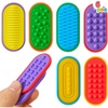image:imageJOYIN 6 PCS Silicone Magnetic Slider Fidget Toys 196 Inch Mini Textured Push Slider Toys Colorful Sensory Desk Toys for Party Favors Classroom Prizes amp Goodie Bags