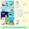 image:imageJOYIN 24Pack Mini Coloring Books Crayons Bulk Coloring Book Set Party Favor for Kids 48 Birthday Goodie Bags Classroom Gifts for Students