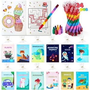 image:imageJOYIN 24Pack Mini Coloring Books Crayons Bulk Coloring Book Set Party Favor for Kids 48 Birthday Goodie Bags Classroom Gifts for Students
