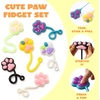image:imageJOYIN 6 Pcs Sticky Paws Hands Party Favors for Kids 48 812 Cat Claw Sticky Hand Toys for Holiday Traditions Classroom Treasure Box Carnival Prizes Goodie Bag Stuffers