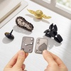 image:imageJOYIN 5 Pcs Metal Fidget Toy for Adults 5 Pack EDC Stress Relief Toys with Slider Spinner and Gear Designs Handheld Anxiety Relief Desk Toys for Office Work Travel and Gifts