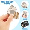 image:imageJOYIN 5 Pcs Metal Fidget Toy for Adults 5 Pack EDC Stress Relief Toys with Slider Spinner and Gear Designs Handheld Anxiety Relief Desk Toys for Office Work Travel and Gifts