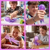 image:imageJOYIN Pink Baby Stress Relief Toy 61Inch Baby Glitter Squishy Toy Slow Rising Toy for Kids amp Adults Soft Squeeze Anxiety Relief Fidget Sensory Toy for Gifts Party Favors OfficePurple