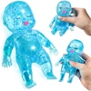 image:imageJOYIN Pink Baby Stress Relief Toy 61Inch Baby Glitter Squishy Toy Slow Rising Toy for Kids amp Adults Soft Squeeze Anxiety Relief Fidget Sensory Toy for Gifts Party Favors OfficeBlue