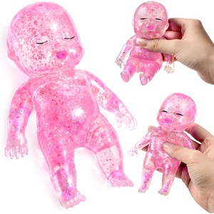 image:imageJOYIN Pink Baby Stress Relief Toy 61Inch Baby Glitter Squishy Toy Slow Rising Toy for Kids amp Adults Soft Squeeze Anxiety Relief Fidget Sensory Toy for Gifts Party Favors OfficePink