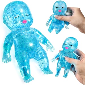 image:imageJOYIN Pink Baby Stress Relief Toy 61Inch Baby Glitter Squishy Toy Slow Rising Toy for Kids amp Adults Soft Squeeze Anxiety Relief Fidget Sensory Toy for Gifts Party Favors OfficeBlue