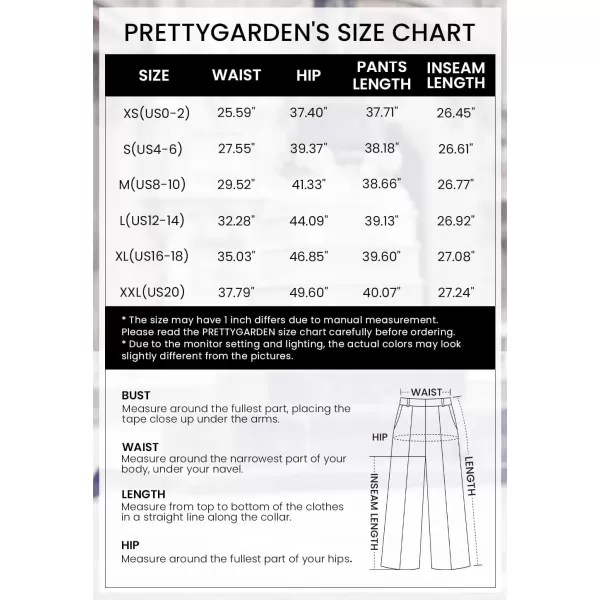 PRETTYGARDEN Womens High Waisted Pants Dressy Casual Ankle Length Work Office Trouser Slacks with PocketsCoffee