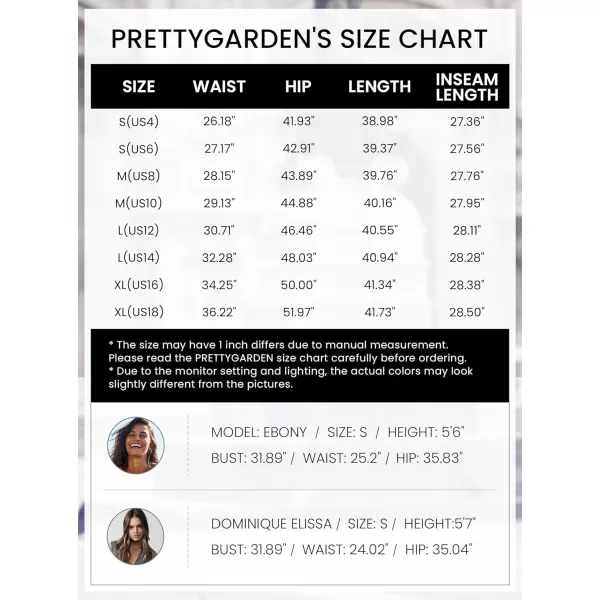 PRETTYGARDEN Womens Wide Leg Pants Dressy High Waisted Business Casual Work Office Suit Palazzo Pant TrousersBrown