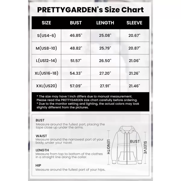 PRETTYGARDEN Womens Zip Up Hoodie Sweatshirt Y2K Fall Fashion Clothes Long Sleeve Loose Fit Pockets Casual Trendy JacketApricot