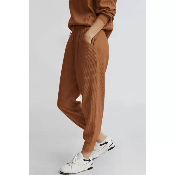 PRETTYGARDEN Womens 2 Piece Sweatsuits Set Long Sleeve Half Zip Pullover Sweatshirt Joggers Sweatpants Fall Outfits TracksuitDark Khaki