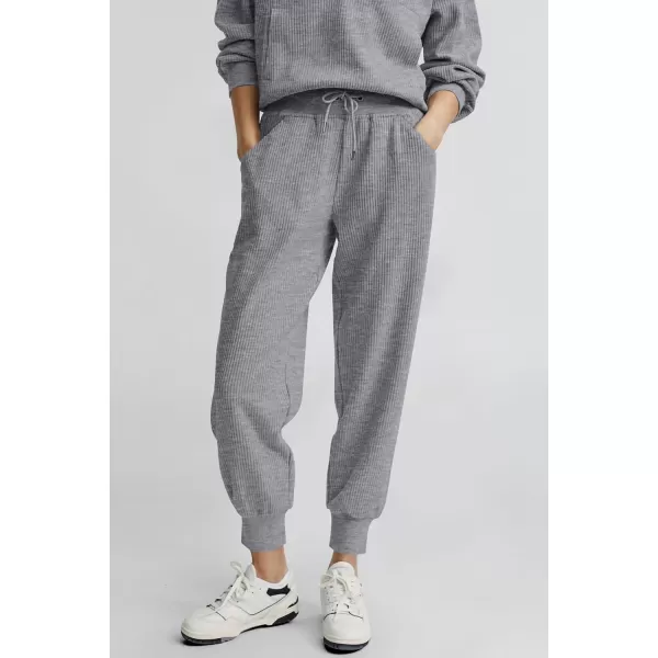 PRETTYGARDEN Womens 2 Piece Sweatsuits Set Long Sleeve Half Zip Pullover Sweatshirt Joggers Sweatpants Fall Outfits TracksuitGrey