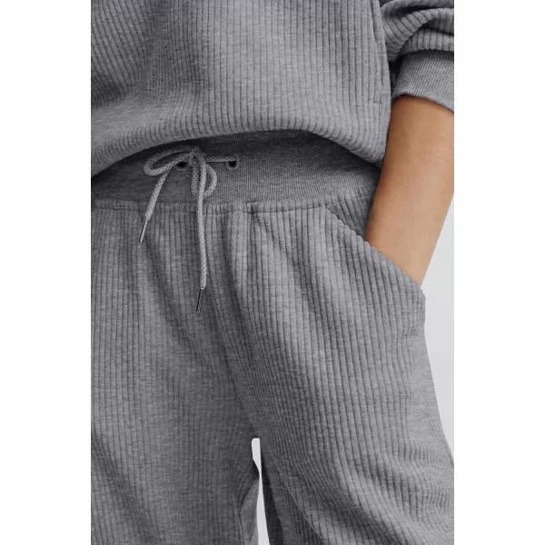 PRETTYGARDEN Womens 2 Piece Sweatsuits Set Long Sleeve Half Zip Pullover Sweatshirt Joggers Sweatpants Fall Outfits TracksuitGrey