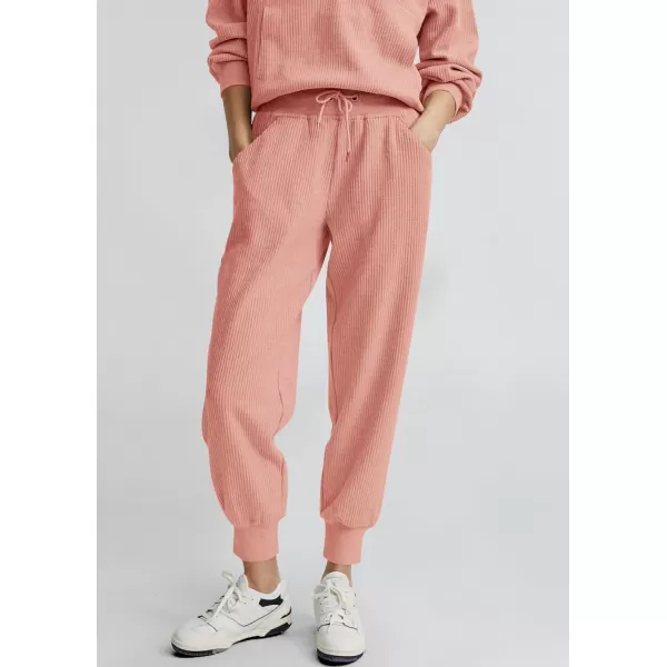 PRETTYGARDEN Womens 2 Piece Sweatsuits Set Long Sleeve Half Zip Pullover Sweatshirt Joggers Sweatpants Fall Outfits TracksuitPink