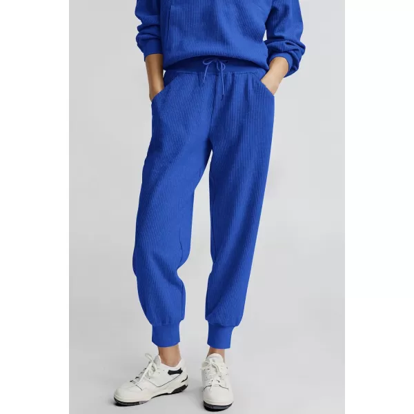 PRETTYGARDEN Womens 2 Piece Sweatsuits Set Long Sleeve Half Zip Pullover Sweatshirt Joggers Sweatpants Fall Outfits TracksuitRoyal Blue