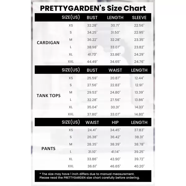 PRETTYGARDEN Womens Fall 3 Piece Pajamas Lounge Sets Ribbed Knit Long Cardigan Cropped Tank Tops Wide Leg PantsWine Red