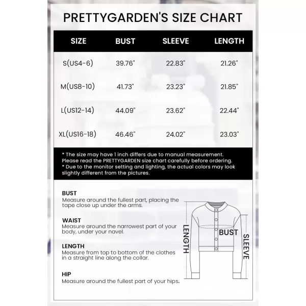 PRETTYGARDEN Open Front Cardigan Sweaters for Women Button Down Long Sleeve Casual Cute Knitted Shirts with PocketsCoffee