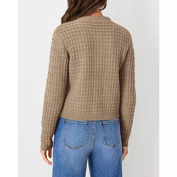 PRETTYGARDEN Womens Knit Cardigan Sweaters Casual Long Sleeve Open Front Button Down Trendy Jackets OuterwearCamel