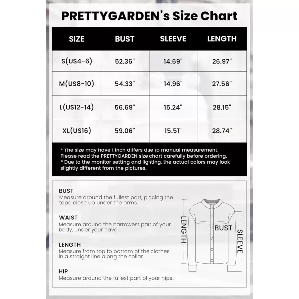 PRETTYGARDEN Womens Winter Button Down Cardigan Sweaters Mock Neck Lantern Long Sleeve Chunky Knit Jacket Trendy OuterwearCamel
