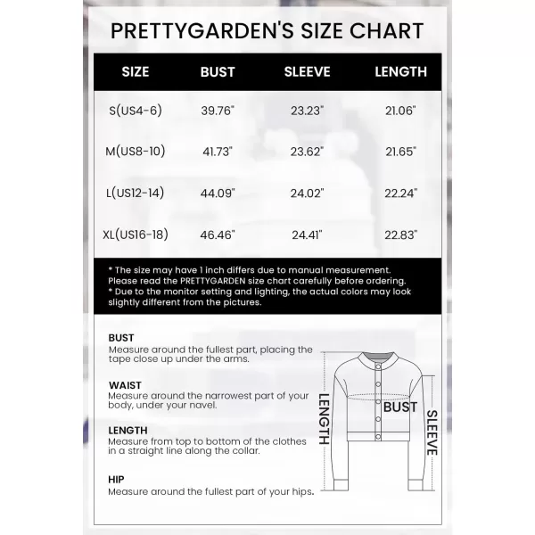 PRETTYGARDEN Womens 2024 Winter Cardigan Sweaters Button Down Open Front Long Sleeve Knit Cardigans Shirt Trendy OuterwearStriped Army Green