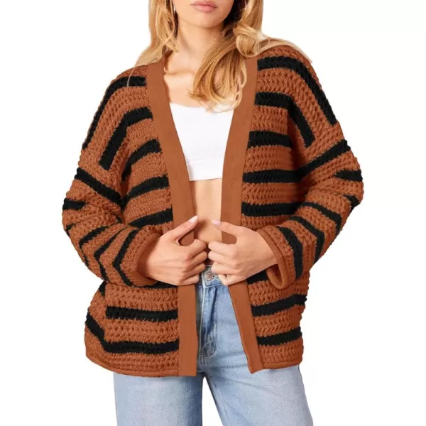 Striped Brown Black
