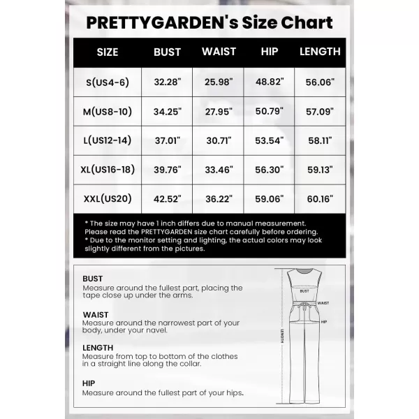 imagePRETTYGARDEN Womens Summer Jumpsuits Dressy Casual One Piece Outfits Sleeveless Mock Neck Wide Leg Pants Rompers with PocketsRose Red