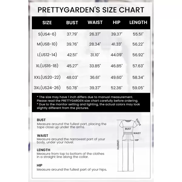 imagePRETTYGARDEN Womens Loose Solid Off Shoulder Elastic Waist Stretchy Long Romper JumpsuitBeige