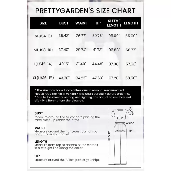 imagePRETTYGARDEN Womens Summer Casual Deep V Neck Short Sleeve Wrap Drawstring Waist Jumpsuit RomperArmy Green