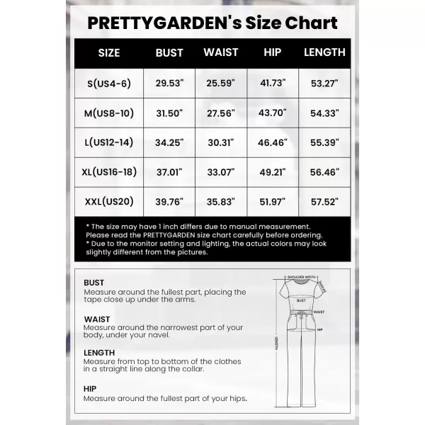 imagePRETTYGARDEN Womens Summer One Piece Jumpsuits Dressy Casual Short Sleeve Square Neck Wide Leg Jumpsuit RompersArmy Green