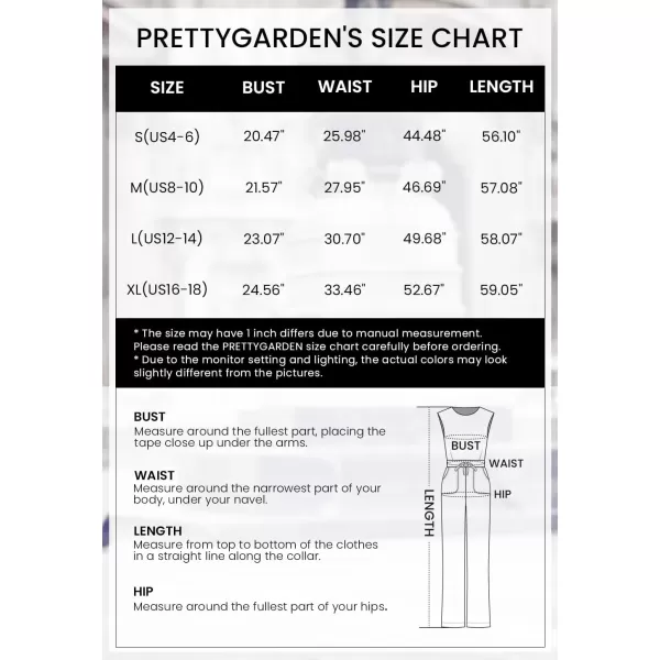 imagePRETTYGARDEN Jumpsuit for Women Casual Wrap V Neck Cold Shoulder One Piece Outfits Pants RomperBrown