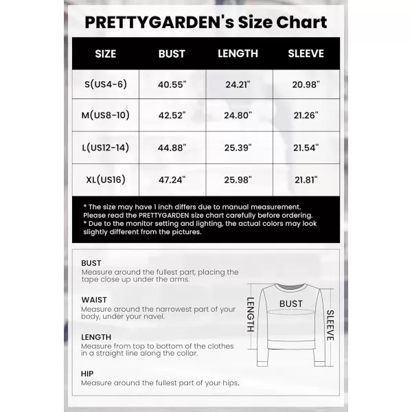 imagePRETTYGARDEN Womens 2024 Fall Chunky Knit Sweater Casual Long Lantern Sleeve Crewneck Pullover Jumper TopsBrick Red