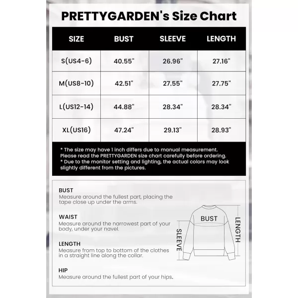 imagePRETTYGARDEN Womens Fall Knit Sweaters Long Sleeve Pullover Crewneck Split Hem Loose Oversized Tunic Sweater TopWhite