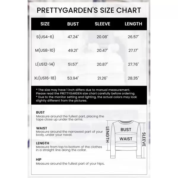 imagePRETTYGARDEN Womens 2024 Fall Striped Sweater Oversized Long Sleeve Crew Neck Side Slit Casual Trendy Knit Pullover SweatersWhite