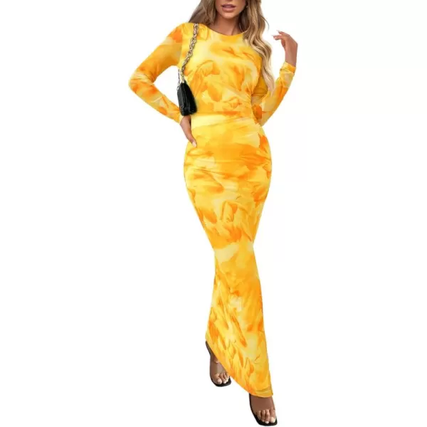 Yellow Big Floral