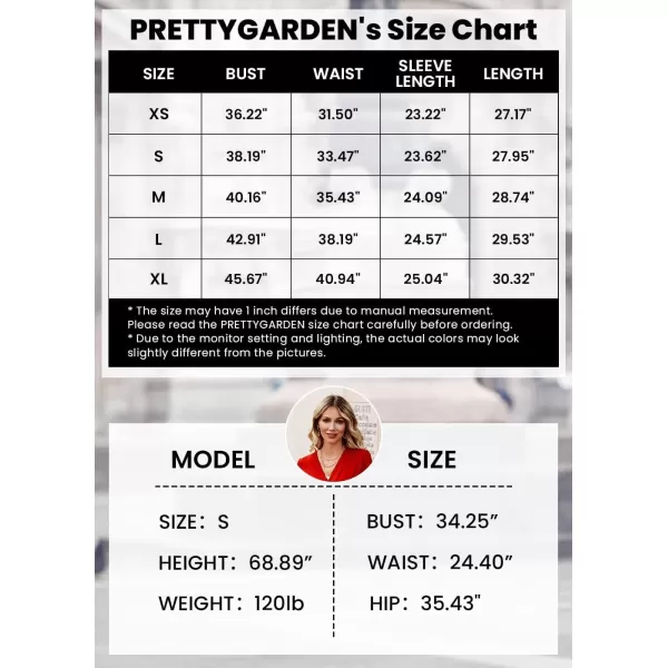 imagePRETTYGARDEN Womens Casual Blazers Long Sleeve Open Front Button Work Office Blazer Jackets with PocketsTweed Black