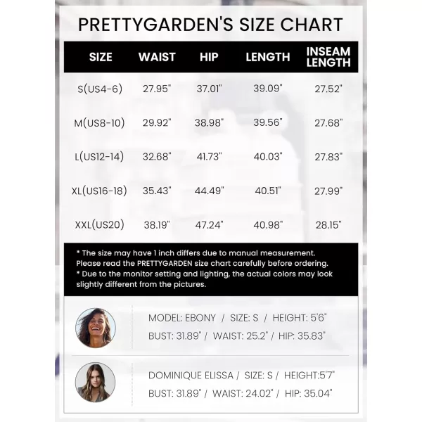 imagePRETTYGARDEN Womens Dressy Casual Dress Pants Straight Leg High Elastic Waisted Stretch Trouser SlacksKhaki