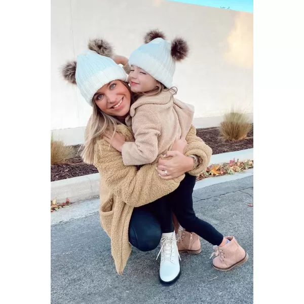 imagePRETTYGARDEN Womens Fashion Winter Coat Sherpa Fleece Faux Fur Shearling Oversized Trendy Jackets Warm OuterwearStyle One Apricot