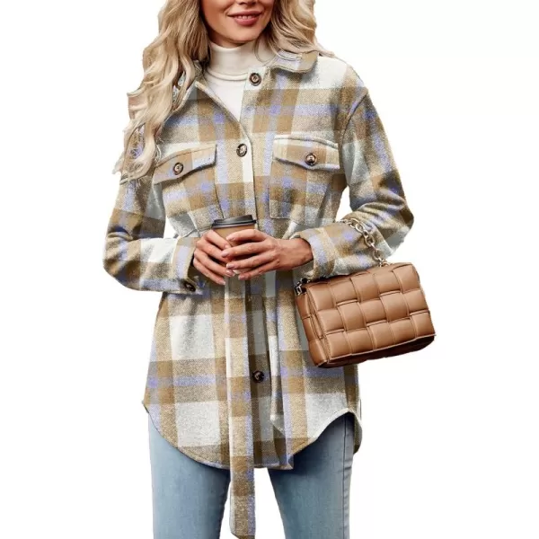 Plaid Blue Brown