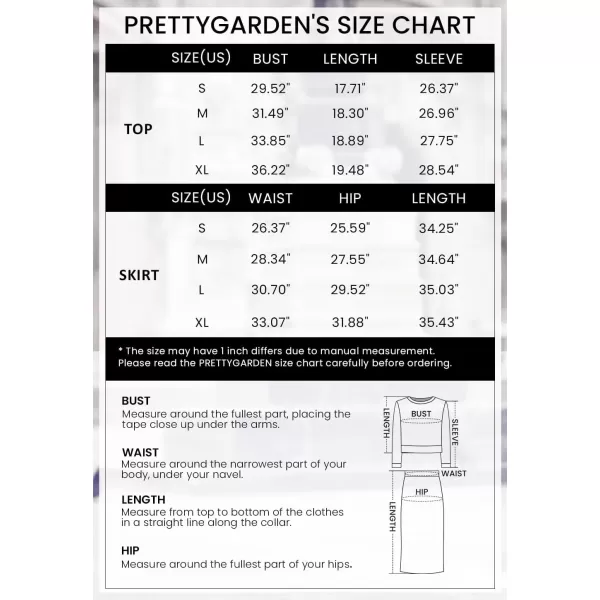 imagePRETTYGARDEN Womens Fall 2 Piece Sweater Set Rib Knit Long Sleeve Crop Top Maxi Bodycon Skirt Casual Winter OutfitsBeige