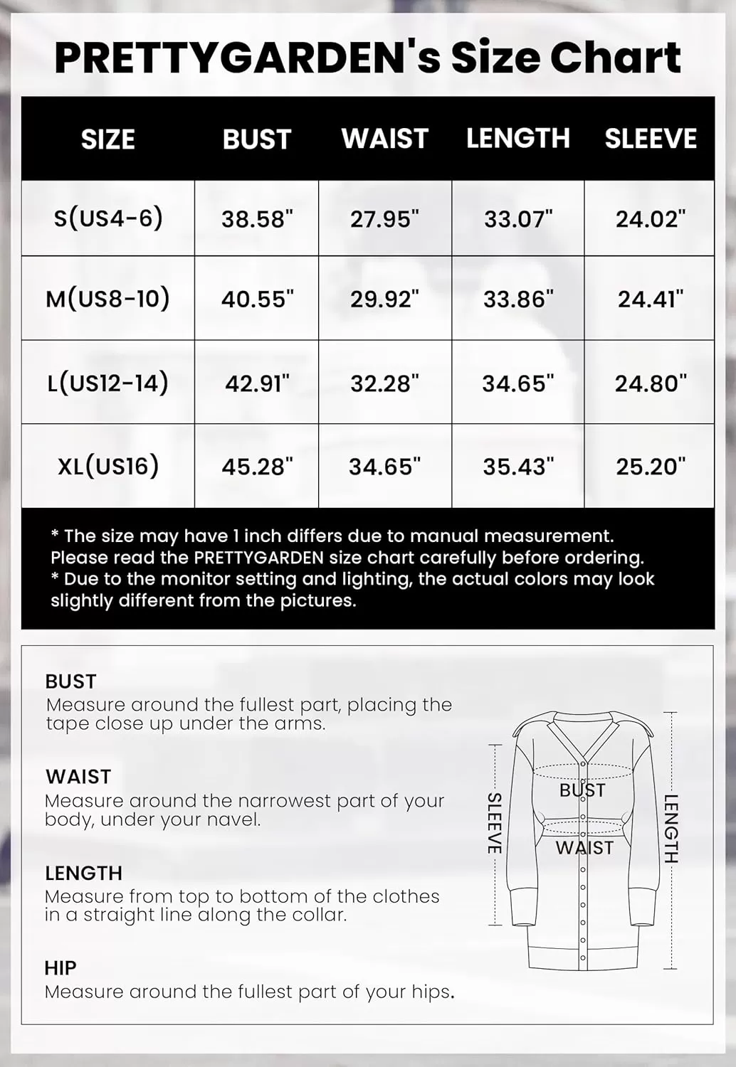 imagePRETTYGARDEN Womens Fall Sweater Dress Long Sleeve V Neck Button Down Knit Pullover Short DressesCoffee