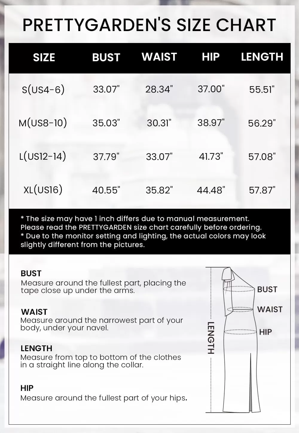 imagePRETTYGARDEN Womens Summer One Shoulder Long Formal Dresses Sleeveless Ruched Bodycon Wedding Guest Slit Maxi DressRed